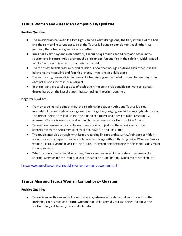 compatible zodiac signs for taurus woman